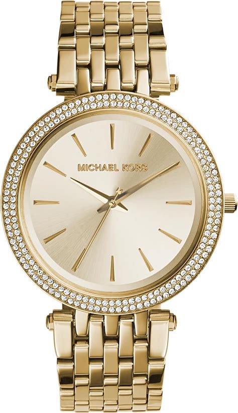 Michael Kors Darci avec Bracelet en Acier Inoxydable doré pour 